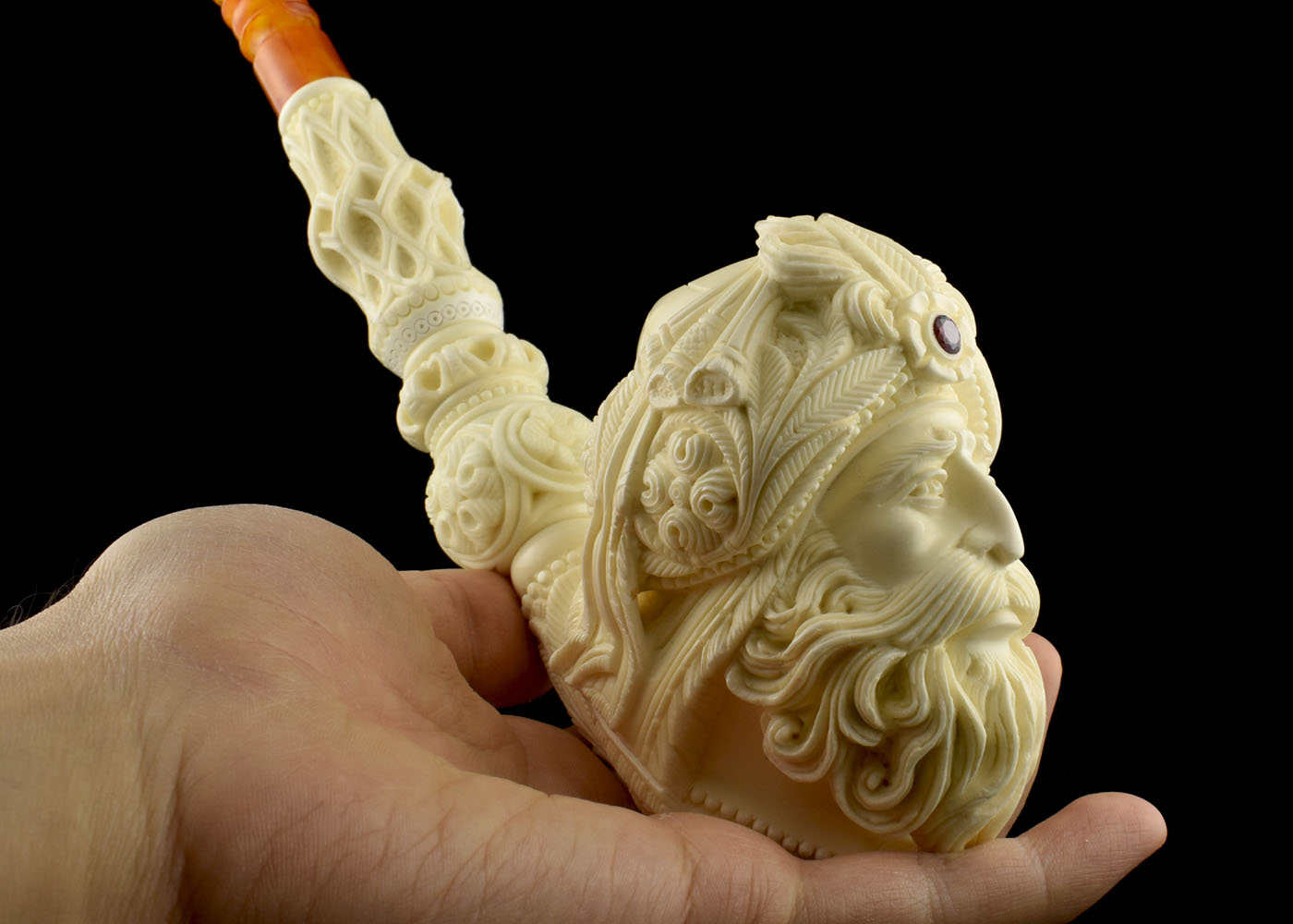 altinay-sultan-saxophone-meerschaumpfeife-tabakpfeife-gebogen image 7