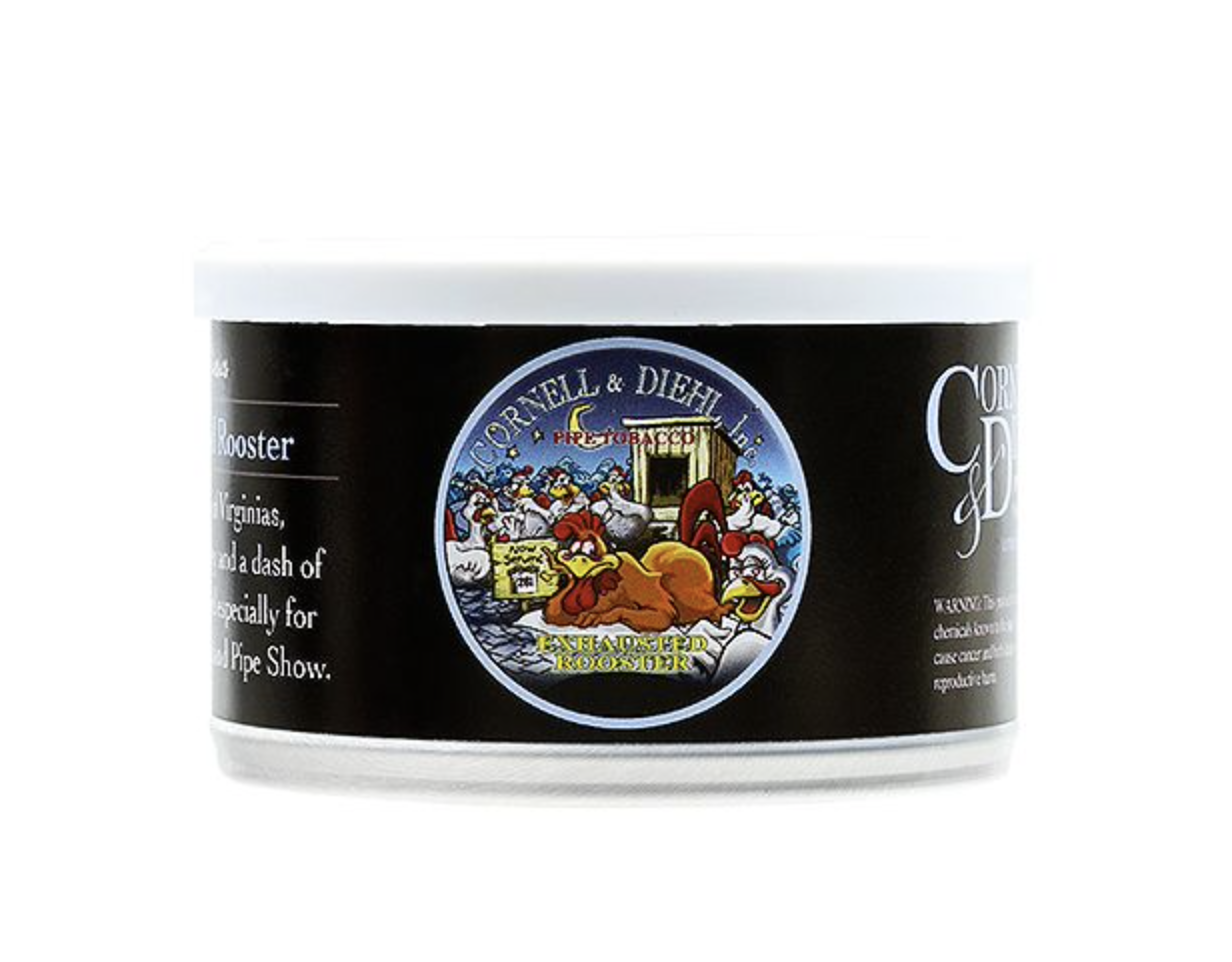 cornell-diehl-exhausted-rooster-2oz-pfeifentabak-flake image 1