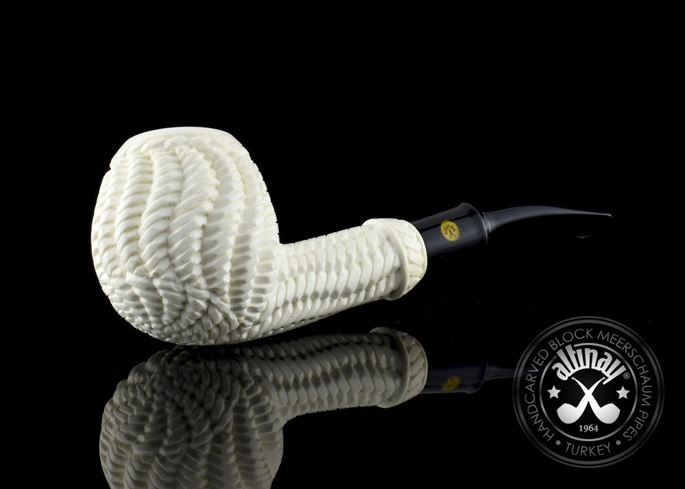 altinay-classic-apple-meerschaumpfeife-halbbent-geschnitzt image 3