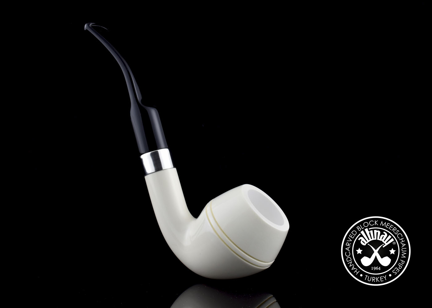 altinay-classic-rhodesian-meerschaumpfeife-silberring-2 image 7