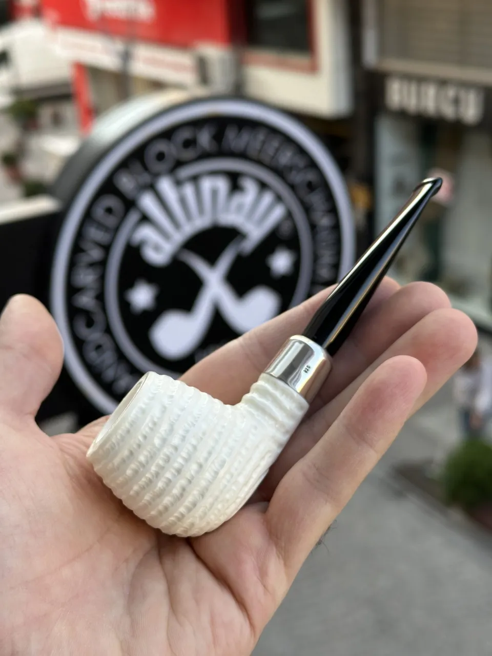 altinay-spigot-army-apple-meerschaumpfeife image 1