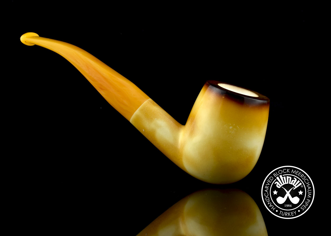altinay-lee-van-cleef-bent-billiard-meerschaumpfeife image 3