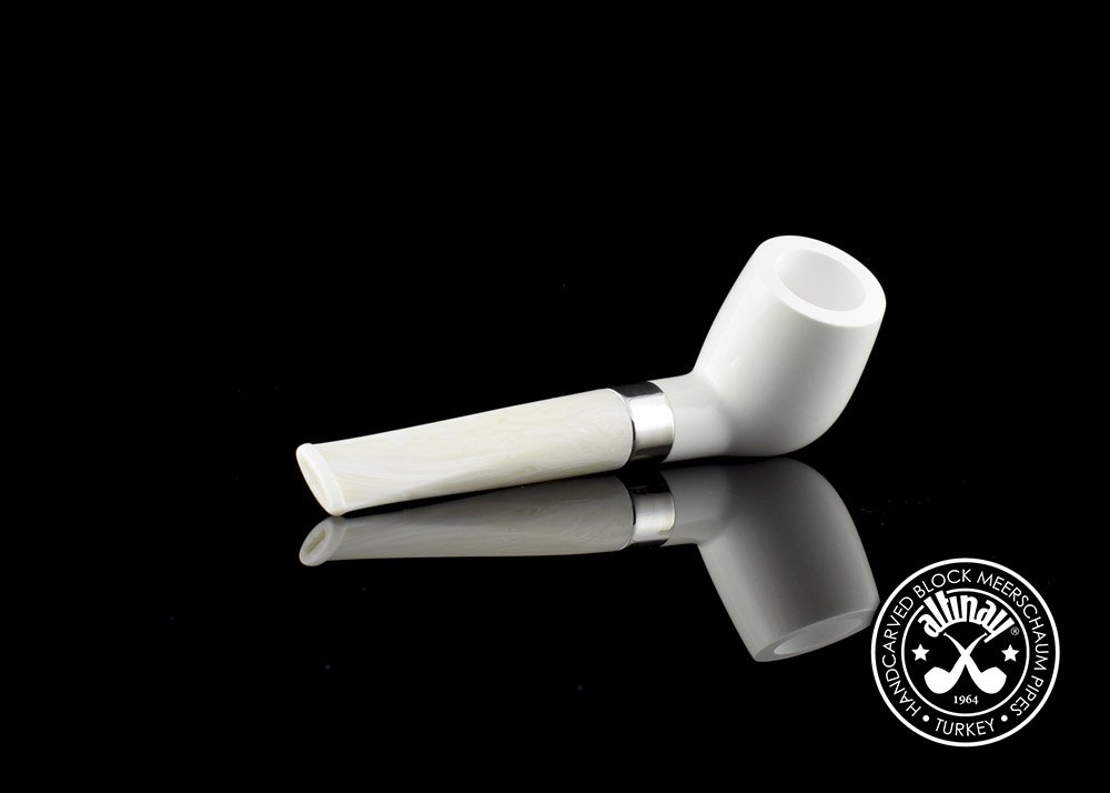 altinay-classic-billiard-meerschaumpfeife-silberring-wei image 5