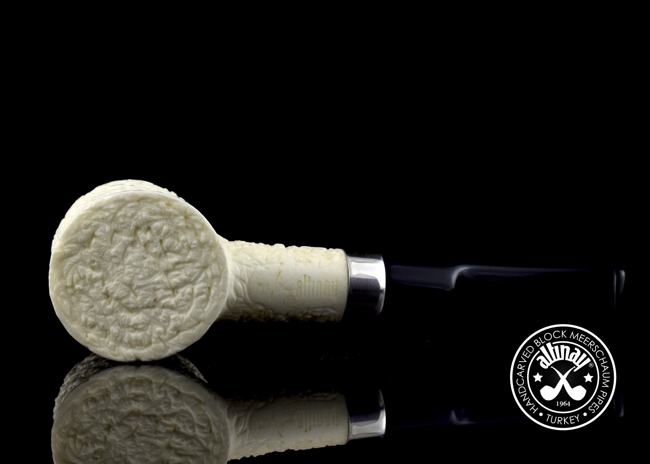 altinay-classic-poker-45524-meerschaumpfeife-rustiziert-silber image 5