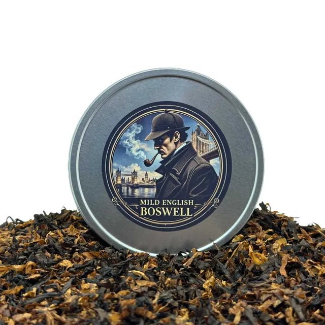 boswell-mild-english-pfeifentabak-4oz-dose-latakia-mild image 1