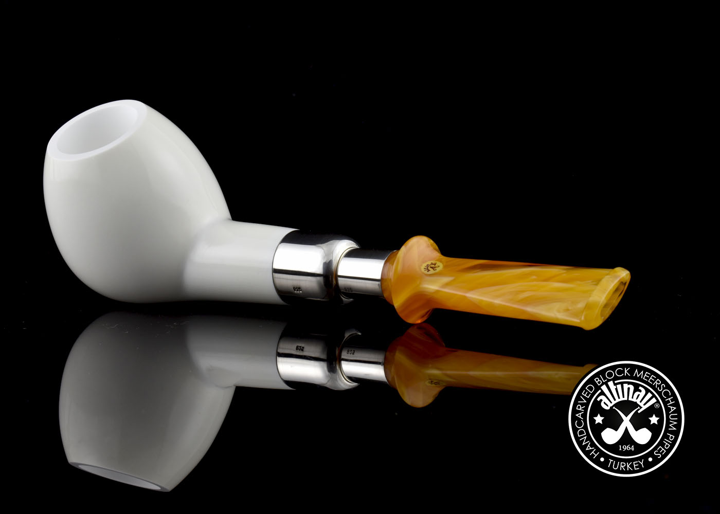 altinay-spigot-army-apple-meerschaumpfeife-silber-spigot-2 image 5