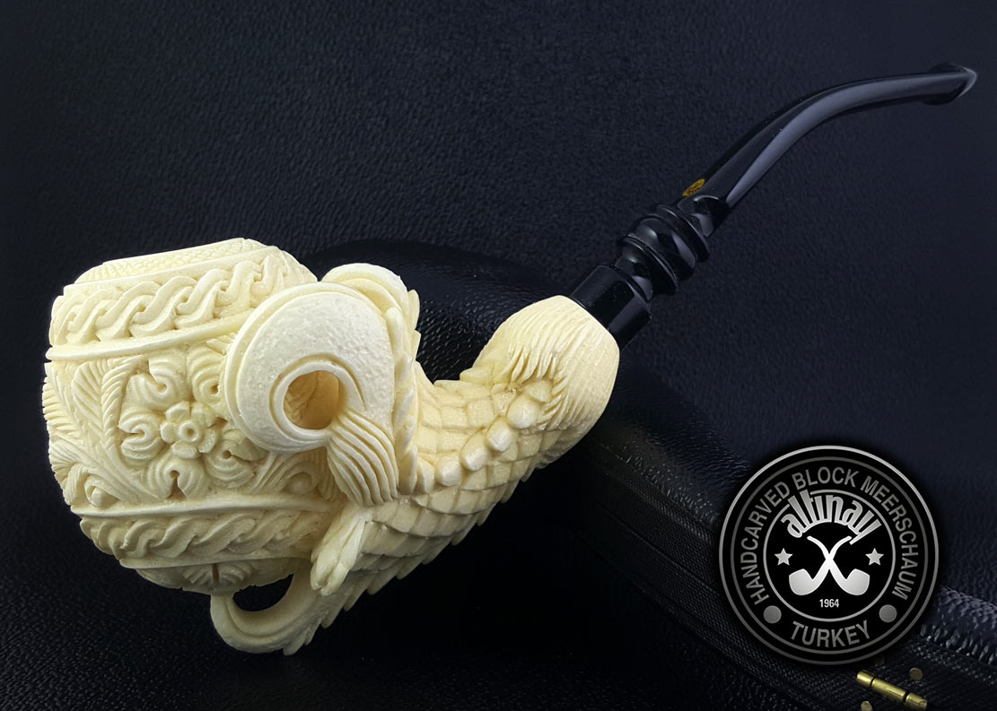 altinay-eagle-s-claw-meerschaumpfeife-adlerklaue-geschnitzt image 2