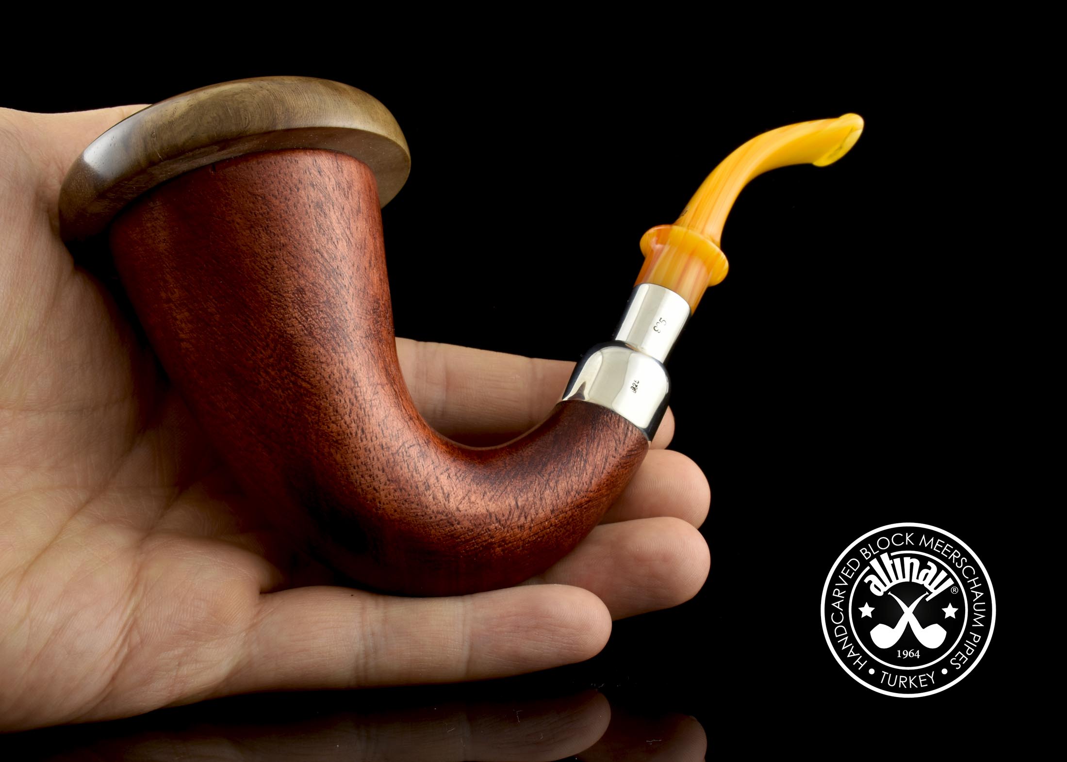 altinay-okoume-calabash-m-meerschaumpfeife-nussbaum image 5