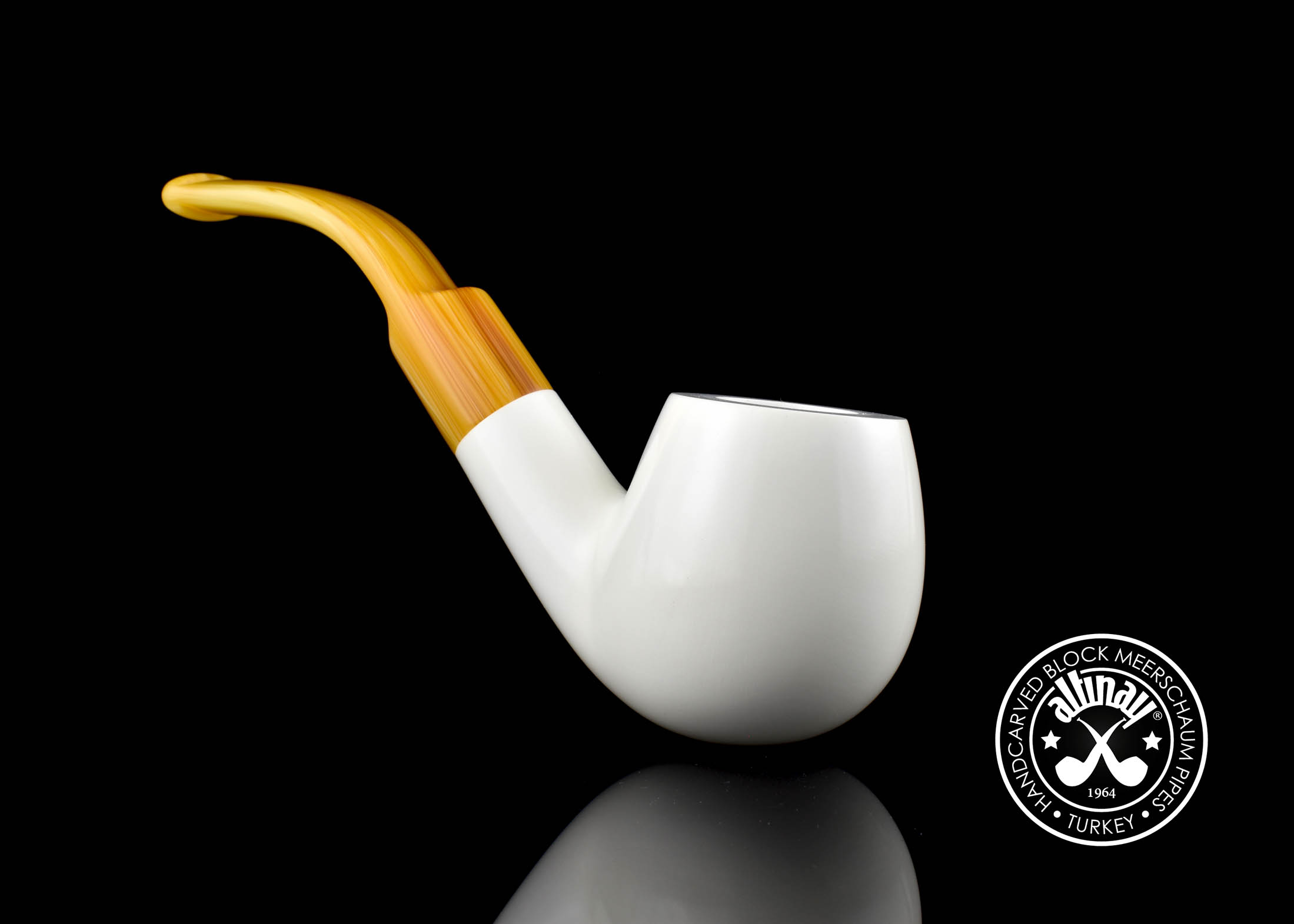 altinay-classic-apple-meerschaumpfeife-rund-glatt-4 image 1