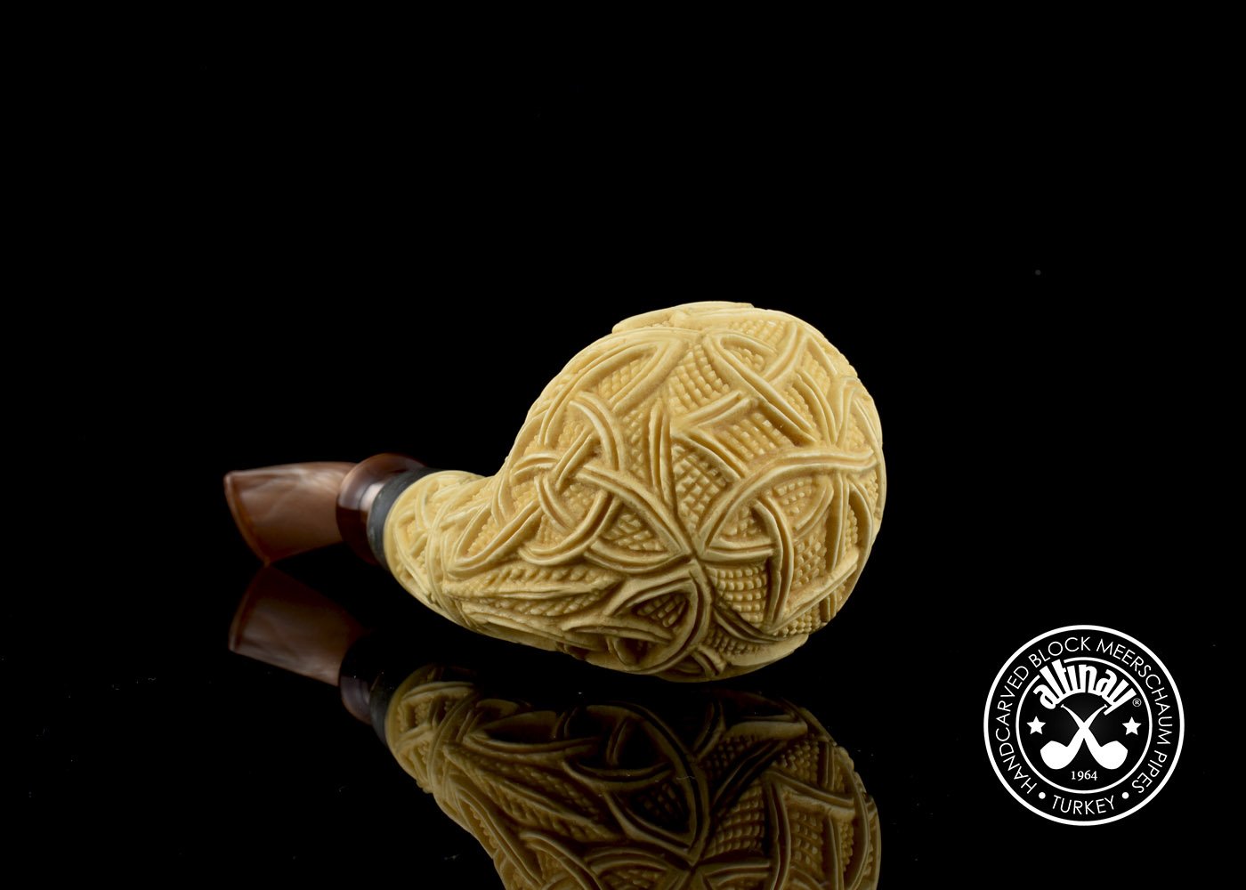 altinay-spigot-army-celtic-knot-apple-meerschaumpfeife image 2