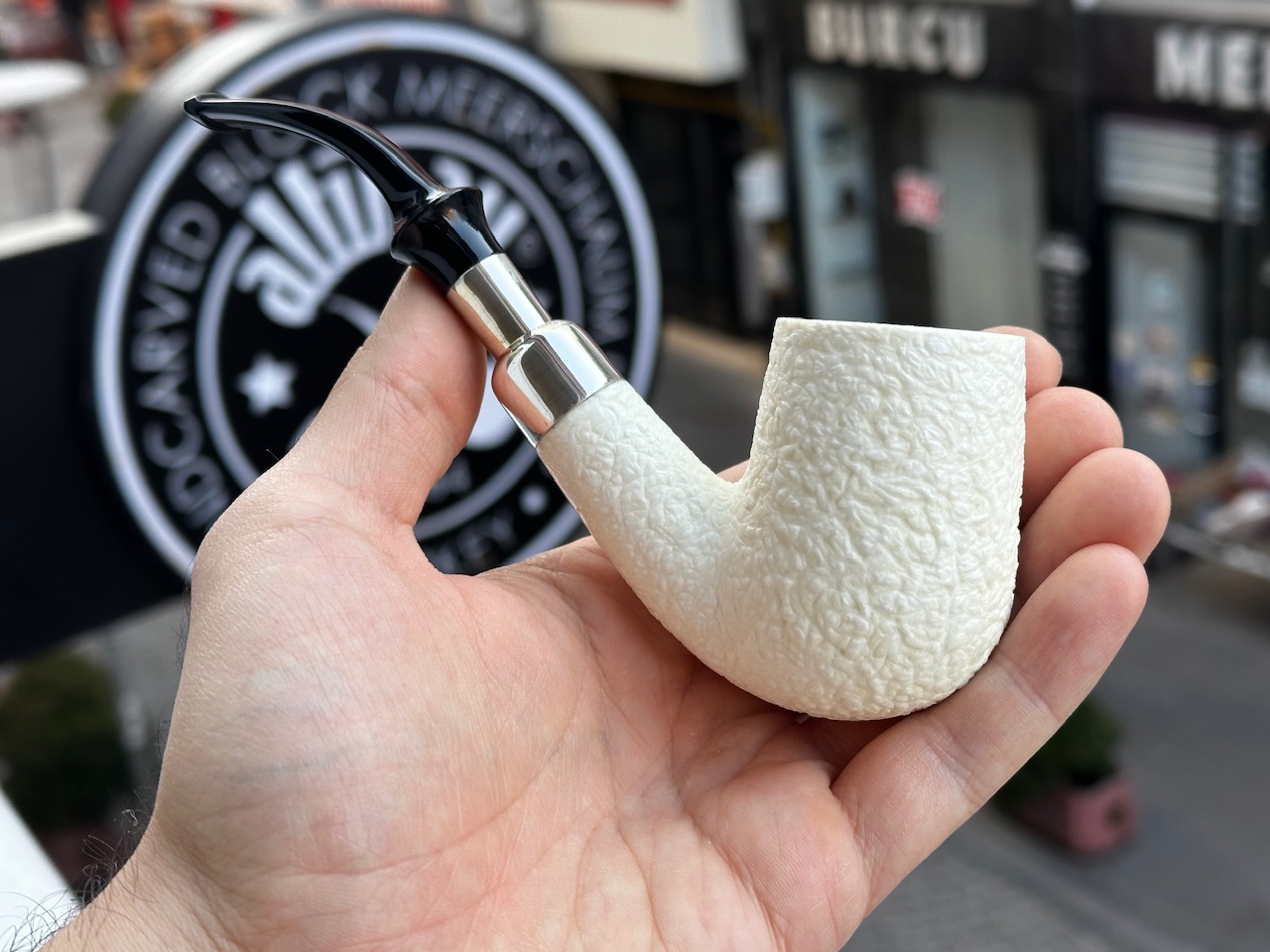altinay-spigot-army-billiard-silver-spigot-meerschaumpfeife image 6