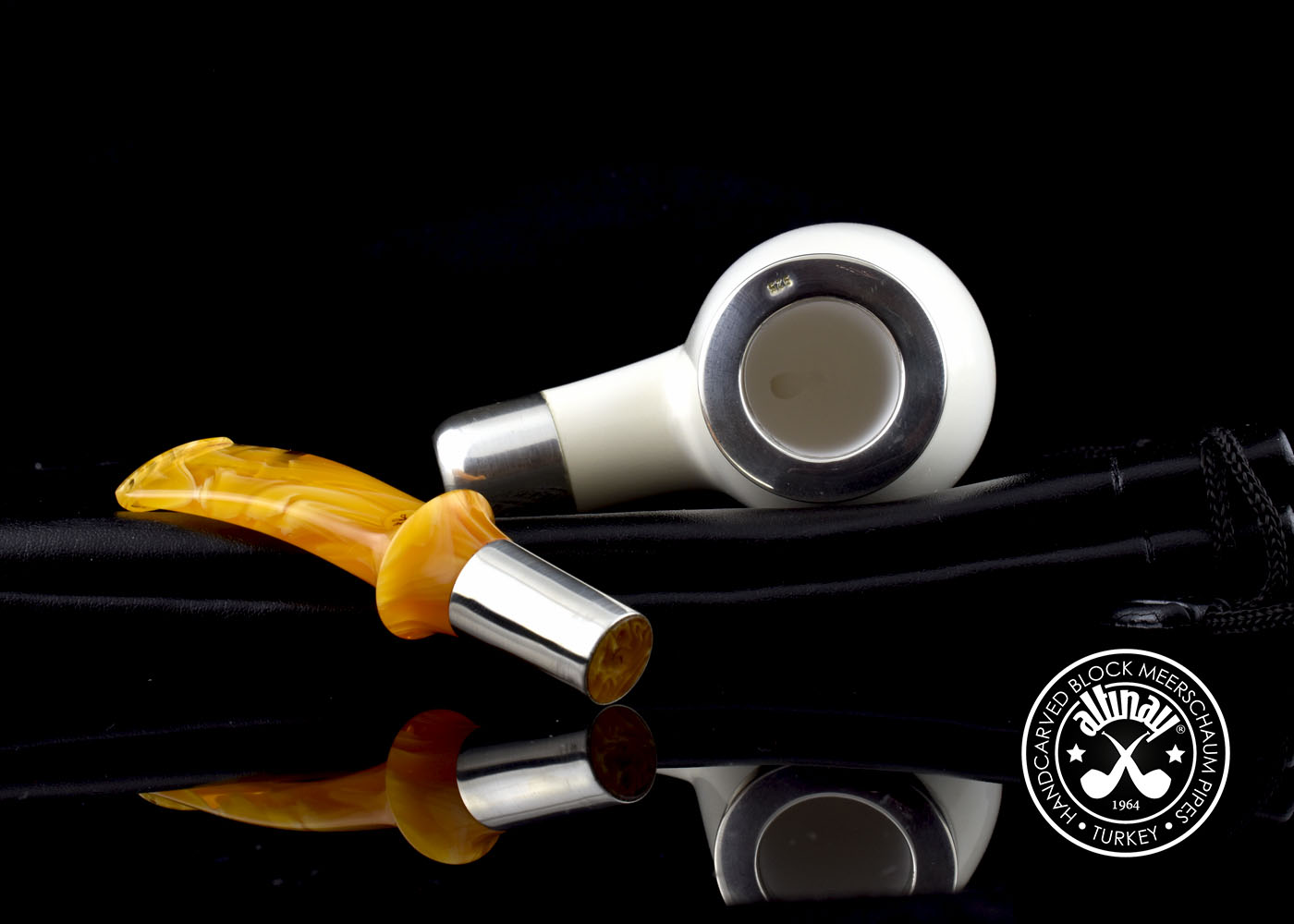 altinay-spigot-army-billiard-silver-meerschaumpfeife-2 image 6