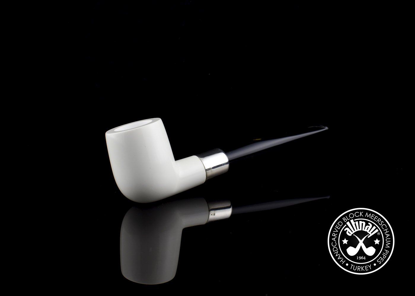 altinay-billiard-silver-army-meerschaumpfeife-silber image 2