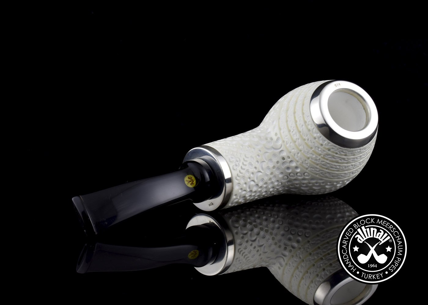 altinay-reverse-calabash-brandy-meerschaumpfeife-silber image 4