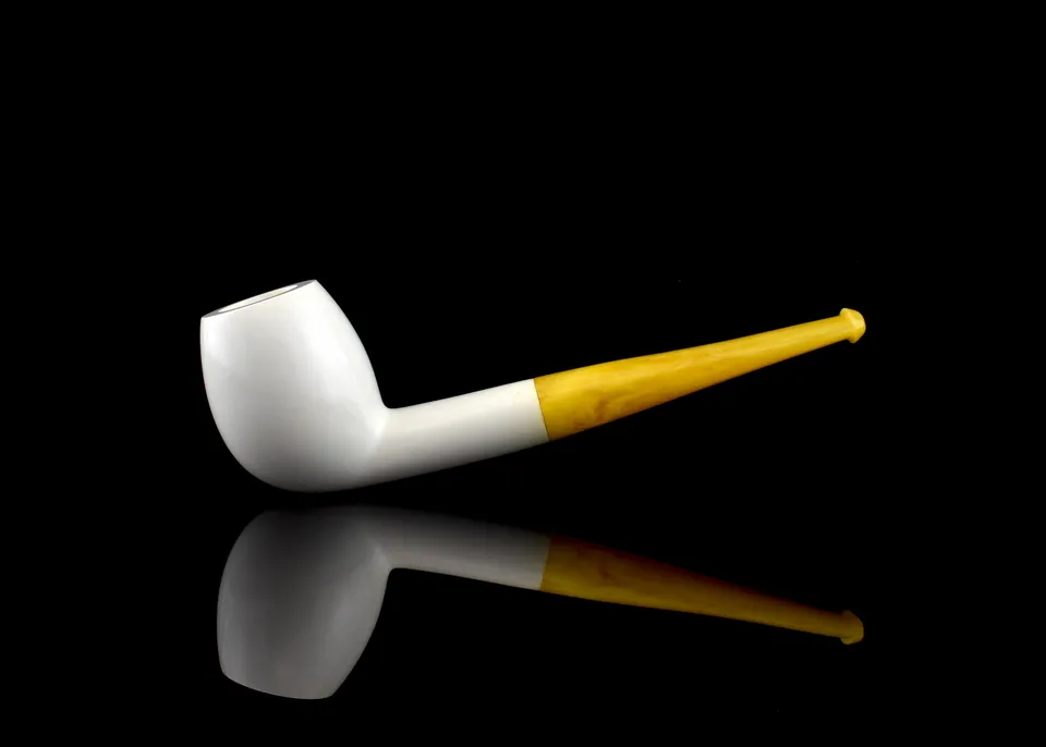 altinay-classic-meerschaumpfeife-billiard-glatt-natur-5 image 1