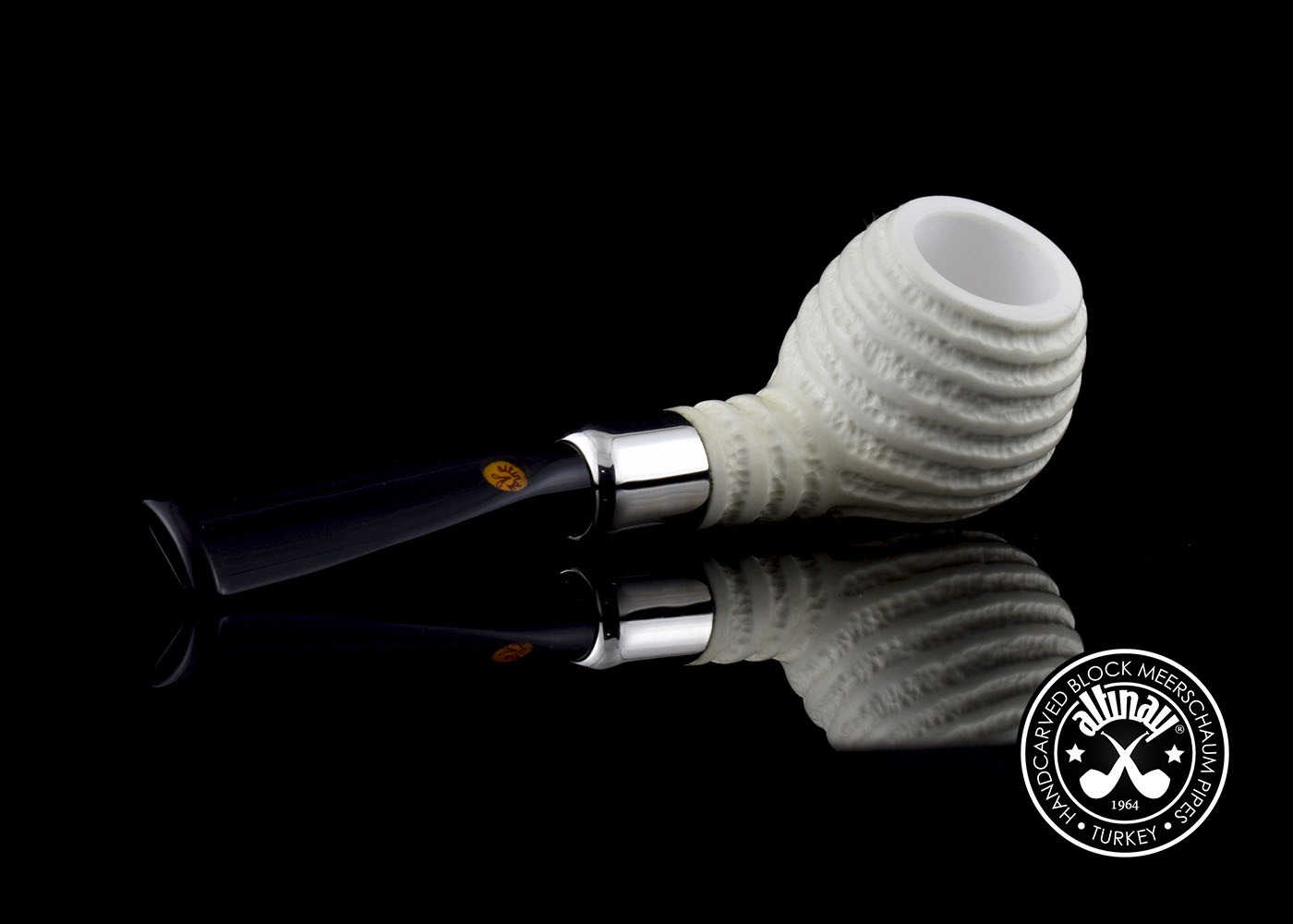 altinay-spigot-army-apple-meerschaumpfeife-silberring-2 image 7