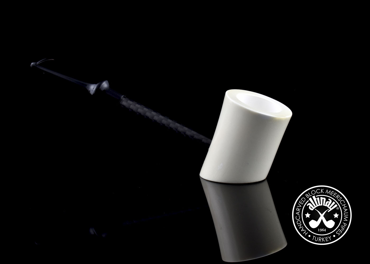 altinay-carbon-fiber-series-poker-meerschaumpfeife-carbon-natur image 1
