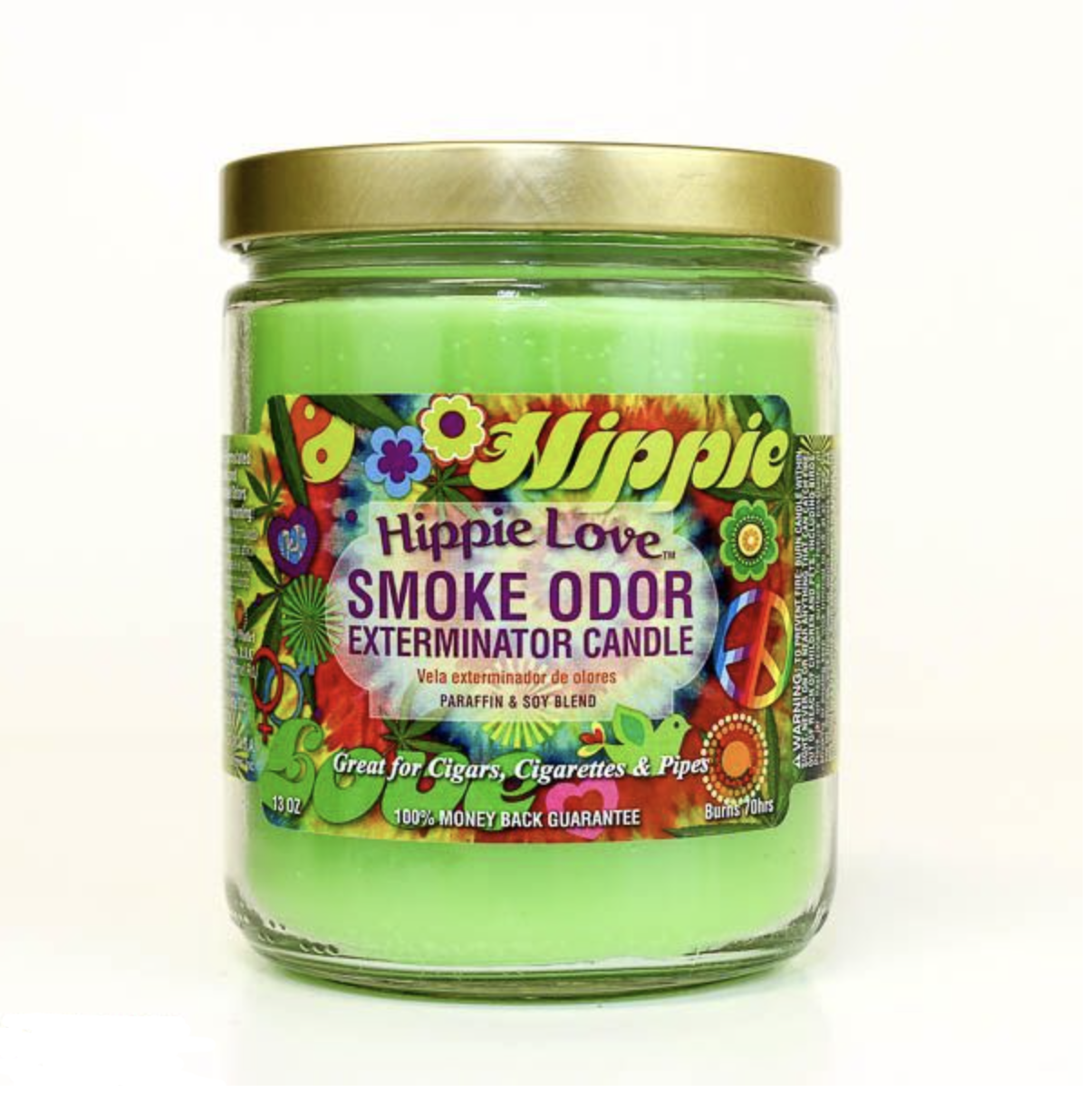 smoke-odor-exterminator-hippie-love-duftkerze-13oz image 1