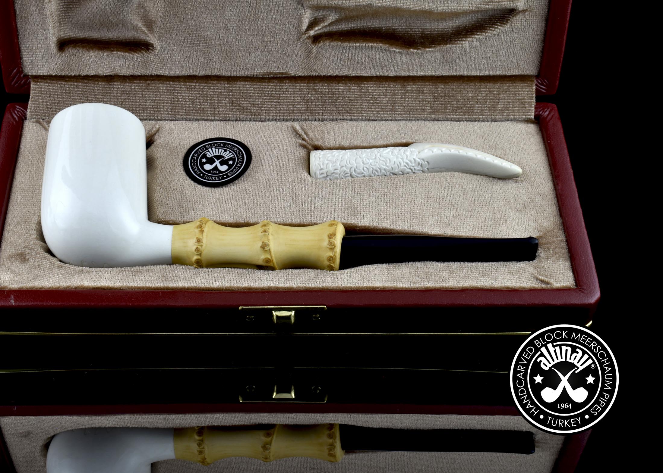 altinay-bamboo-meerschaumpfeife-billiard-set-48002 image 3
