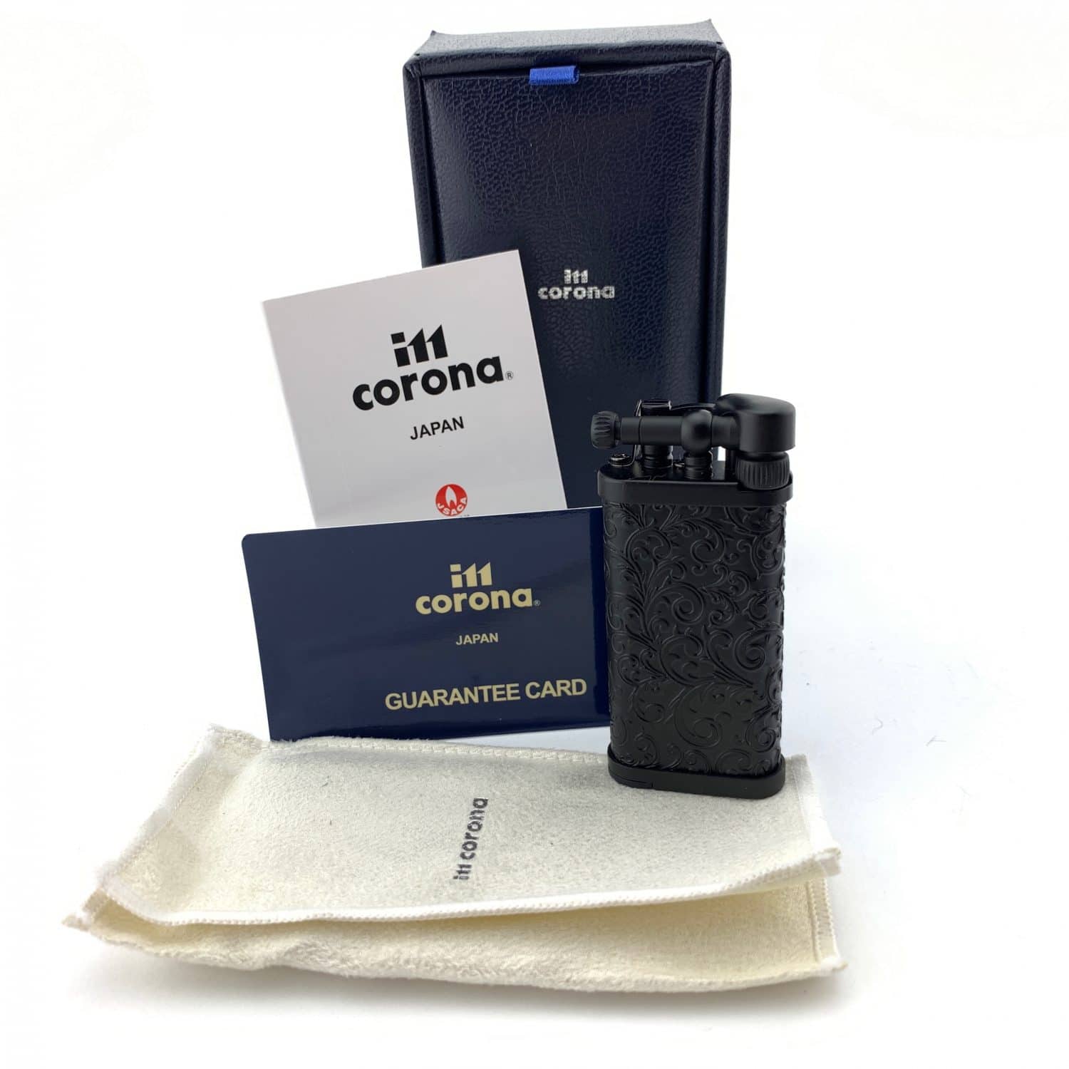 im-corona-old-boy-pfeifenfeuerzeug-arabesque-black image 1