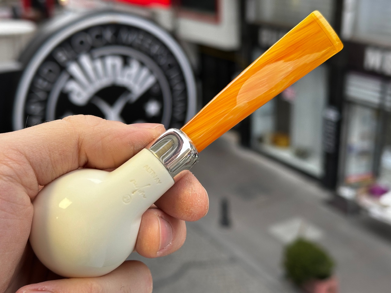 altinay-spigot-army-brandy-meerschaumpfeife-silber-2 image 5