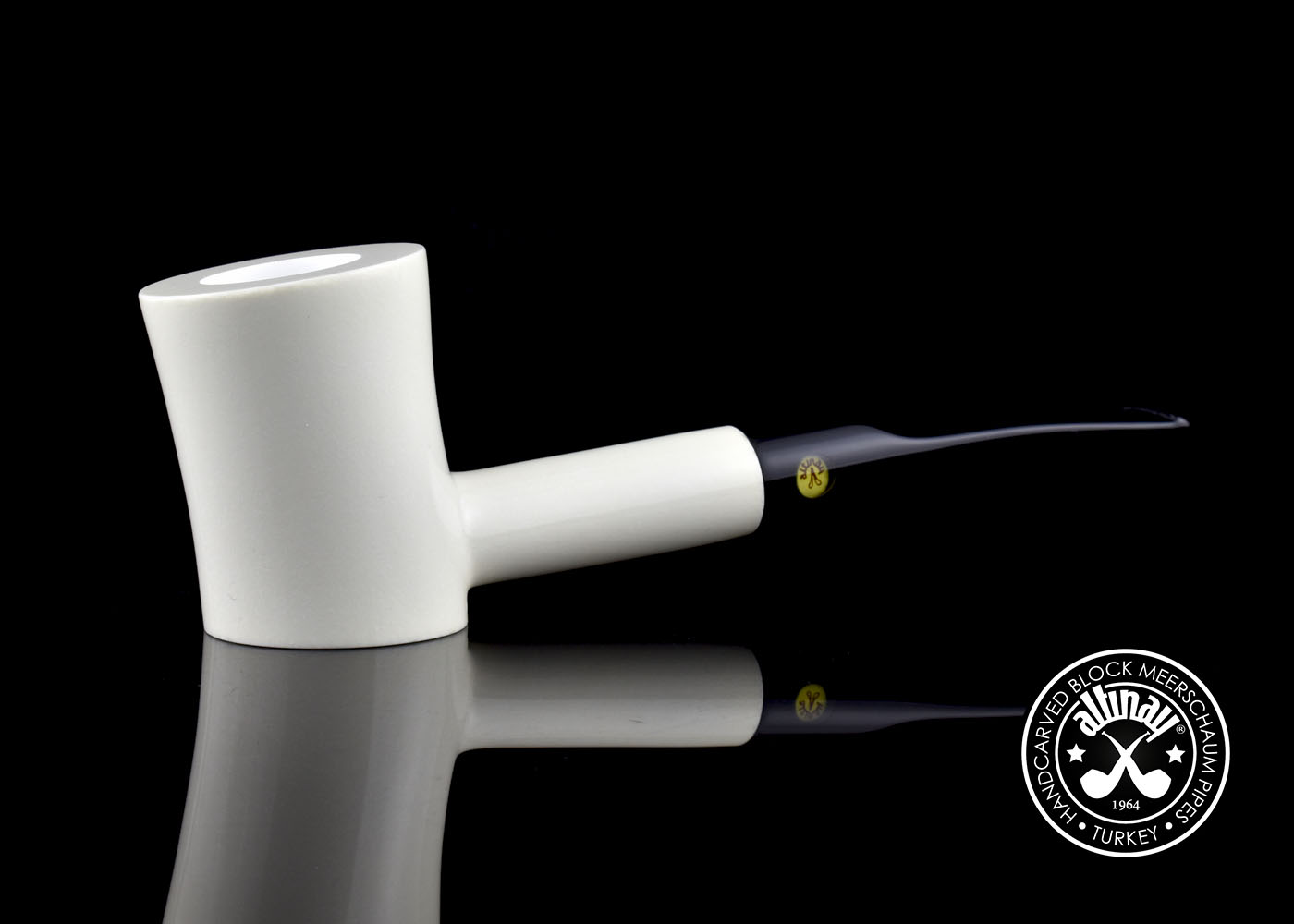 altinay-poker-meerschaum-pfeife-classic-standsicher-natur image 1