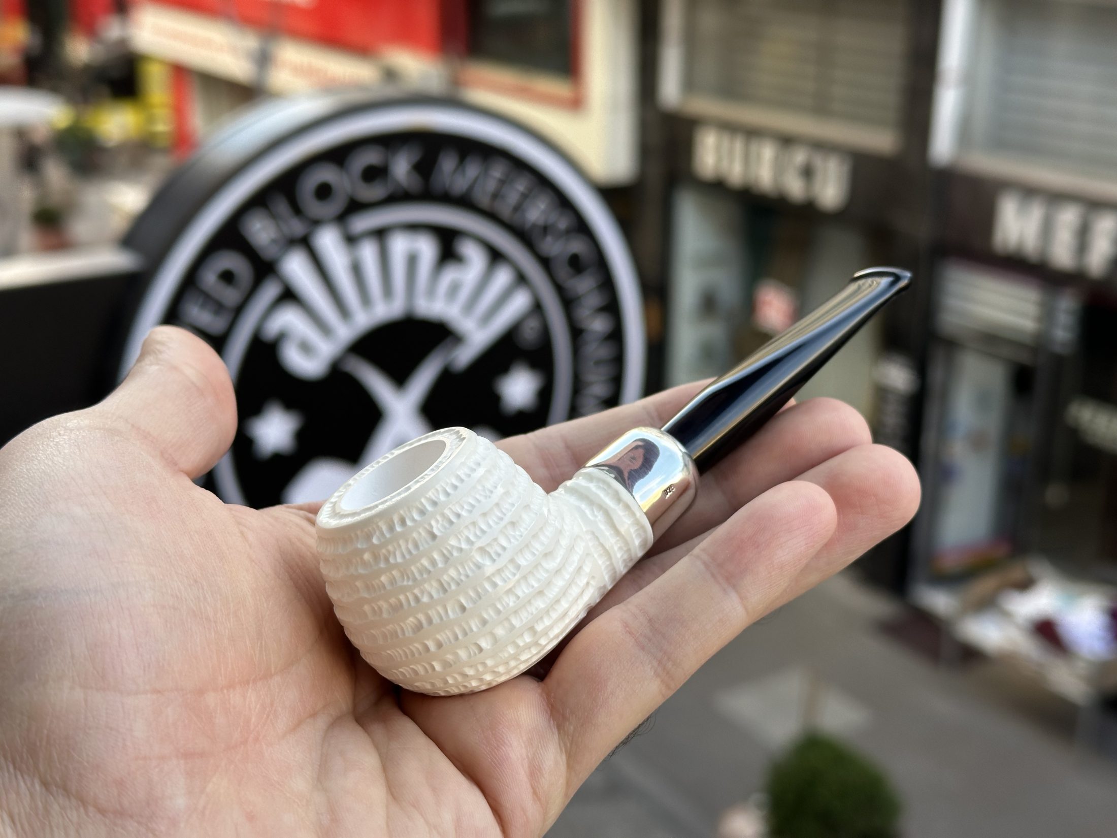 altinay-spigot-army-apple-meerschaumpfeife-glatt image 2