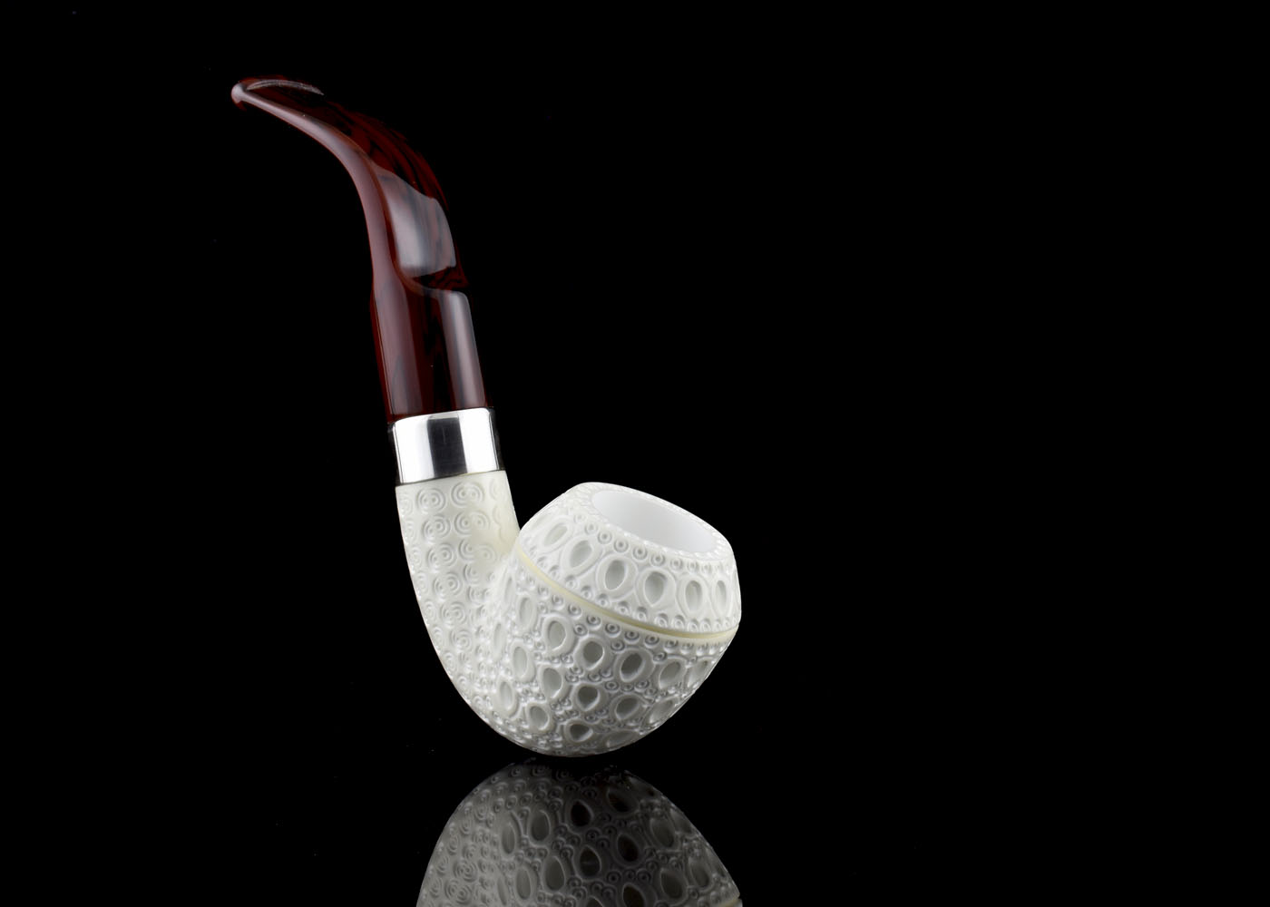 altinay-rhodesian-meerschaumpfeife-silberring image 3