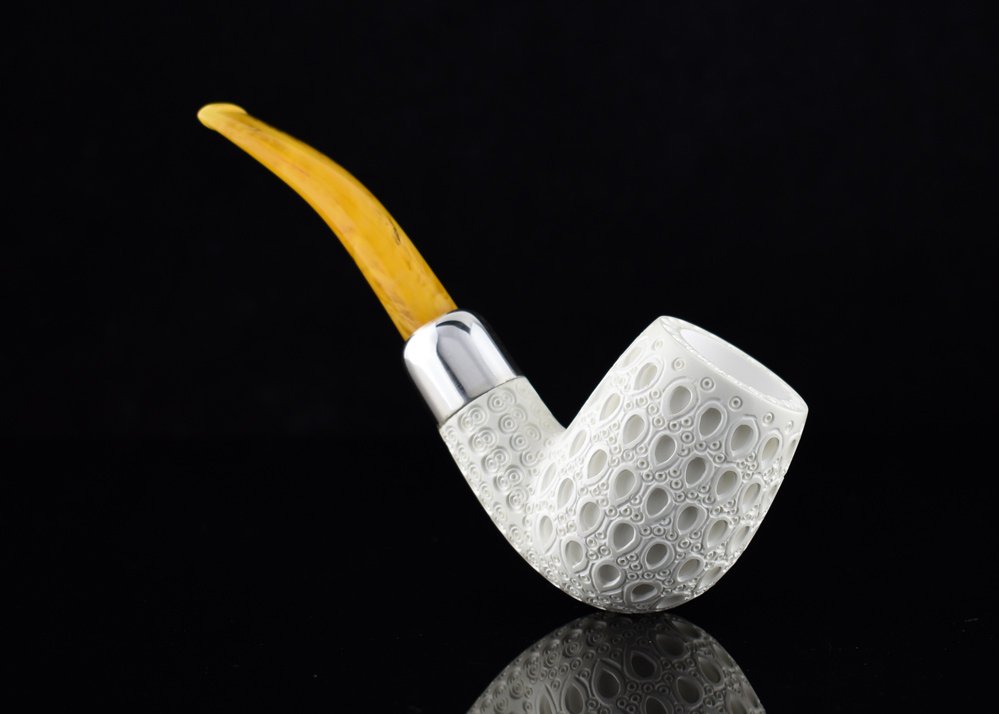altinay-army-bent-tabakpfeife-meerschaum-spigot-gebogen image 1