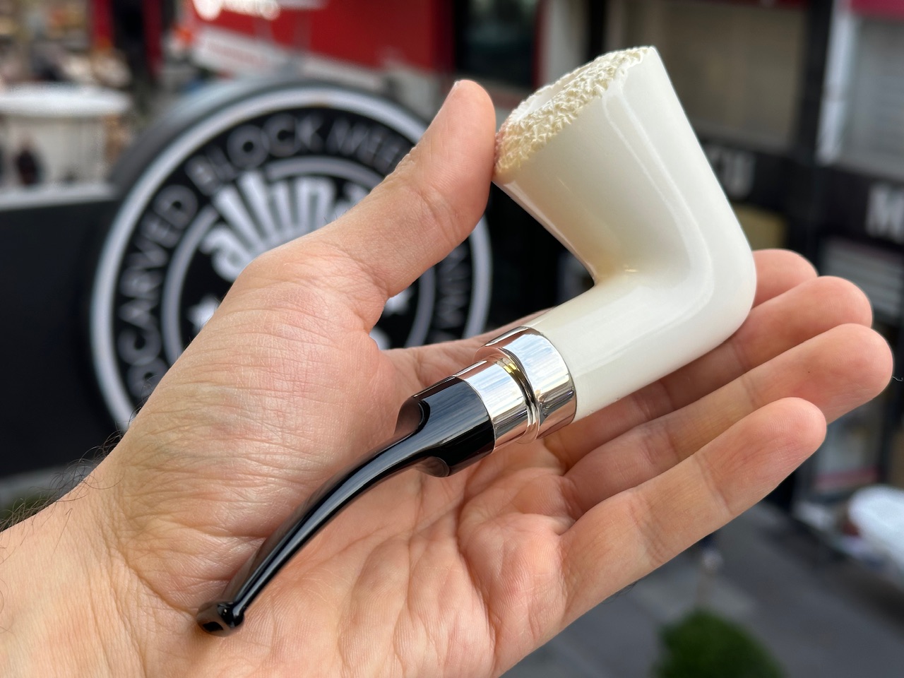 altinay-classic-dublin-meerschaumpfeife-silberband-4 image 2