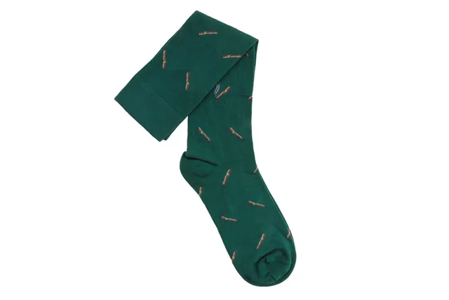 casdagli-apparel-green-smoking-socks-over-the-calf-socken-gr-n image 1
