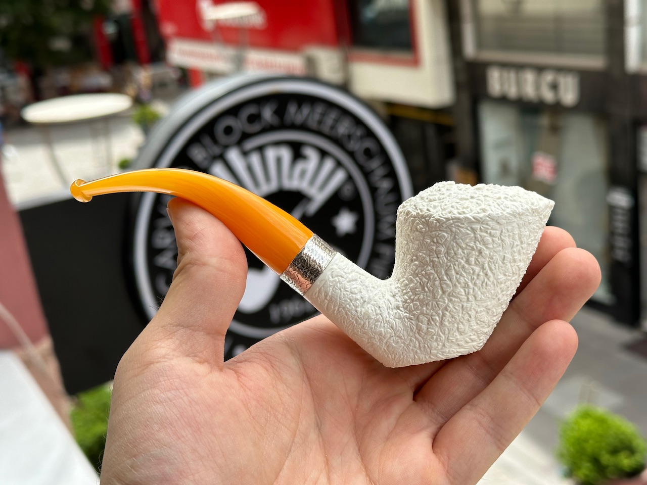 altinay-sitter-dublin-meerschaumpfeife-silberband-standpfeife image 3