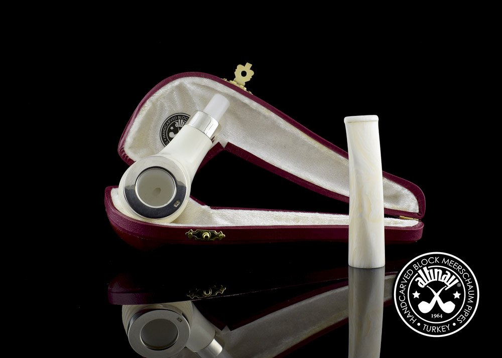 altinay-classic-top-silver-meerschaumpfeife-silberband image 7