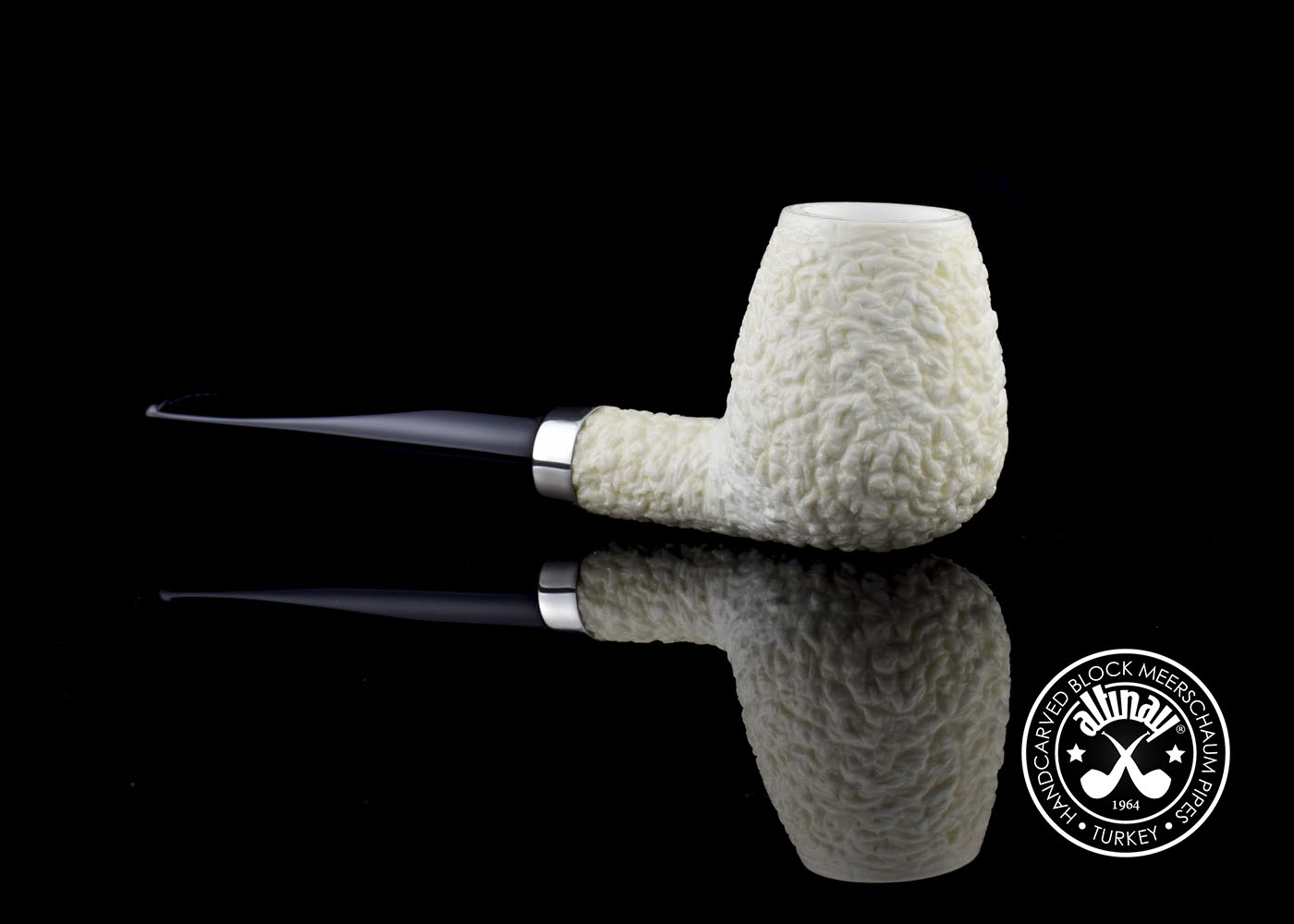 altinay-classic-billiard-meerschaumpfeife-mit-silberring-glatt image 3