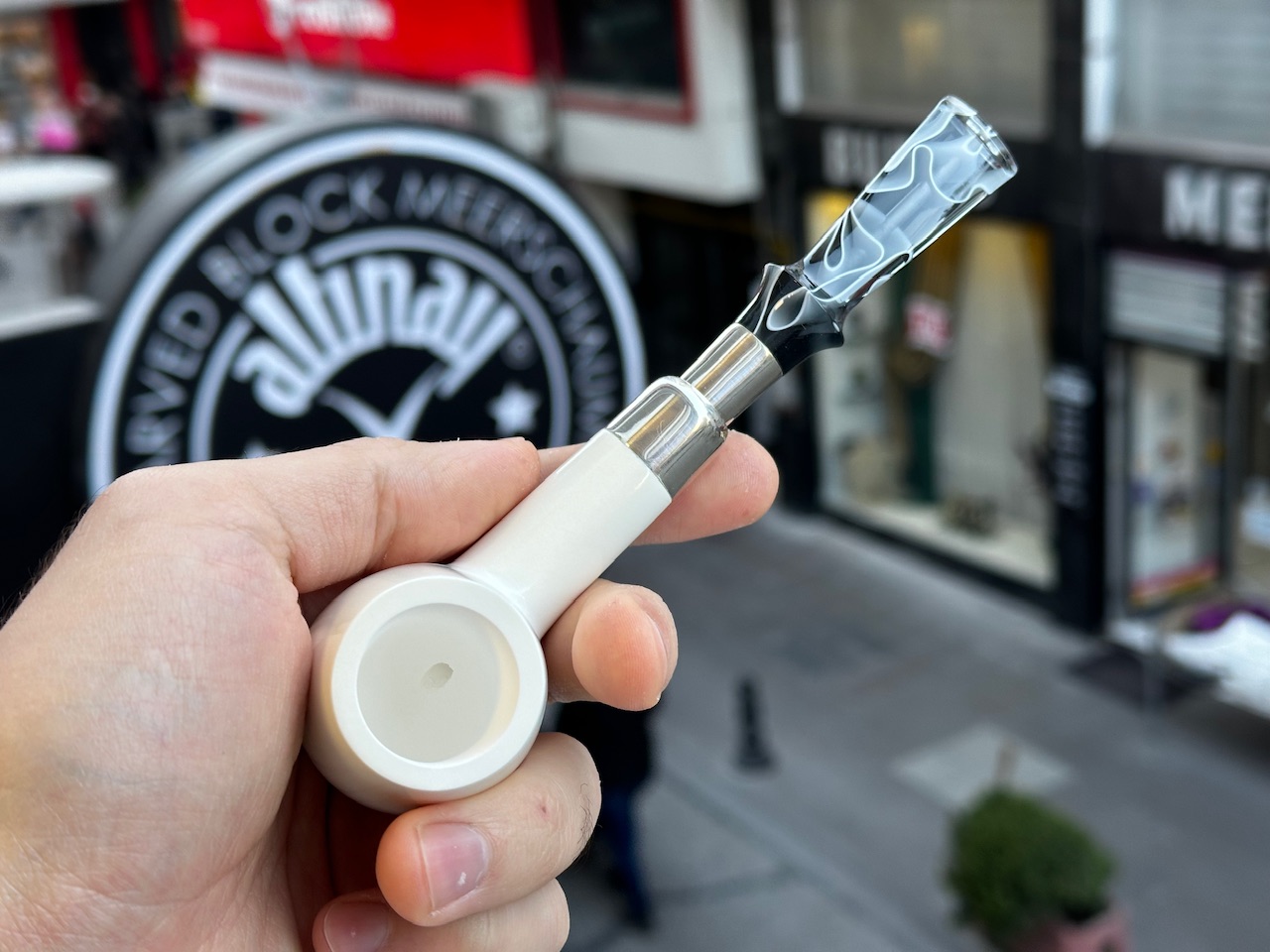 altinay-spigot-billiard-meerschaumpfeife-silber-5 image 4