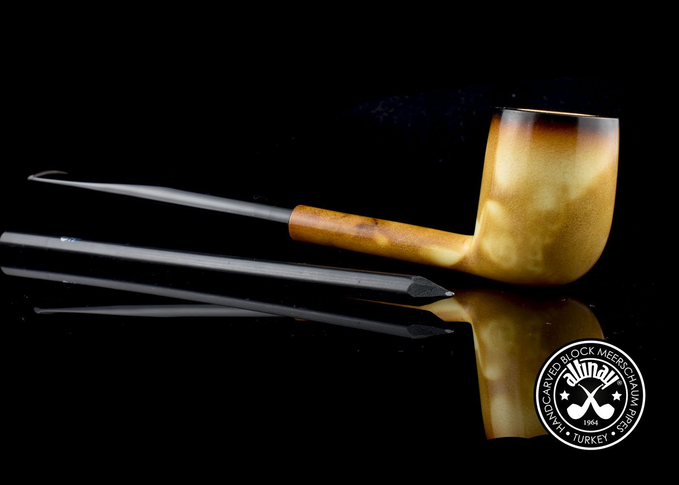 altinay-pencil-shank-bing-billiard-meerschaumpfeife-kalziniert image 6