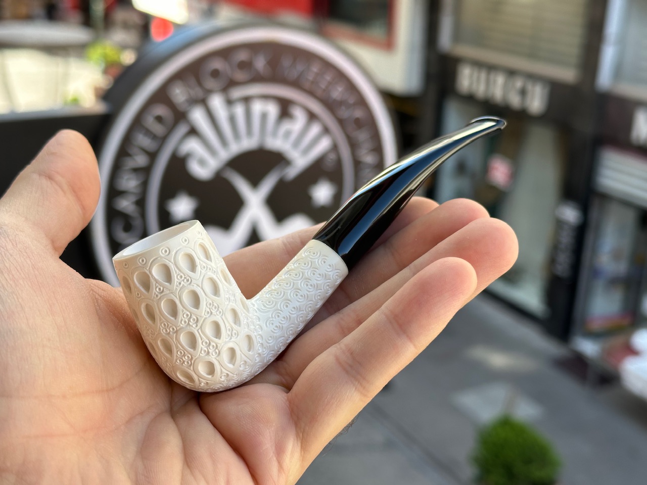 altinay-classic-bent-billiard-meerschaumpfeife image 1