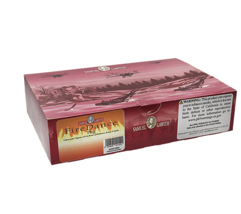 samuel-gawith-firedance-plug-pfeifentabak-box-8oz-vanille image 1