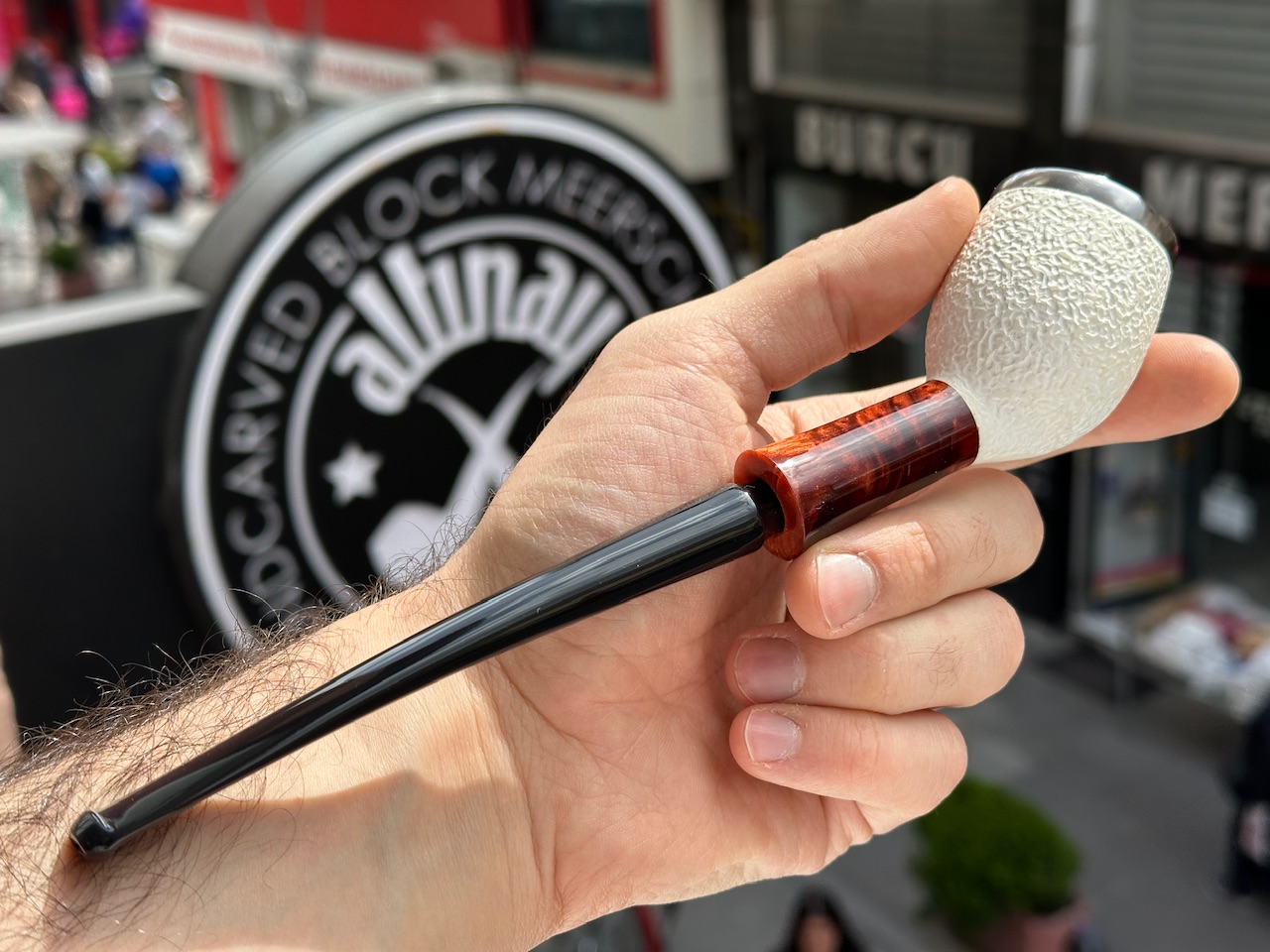 altinay-classic-churchwarden-meerschaumpfeife-langes-modell-echtes-meerschaum image 2