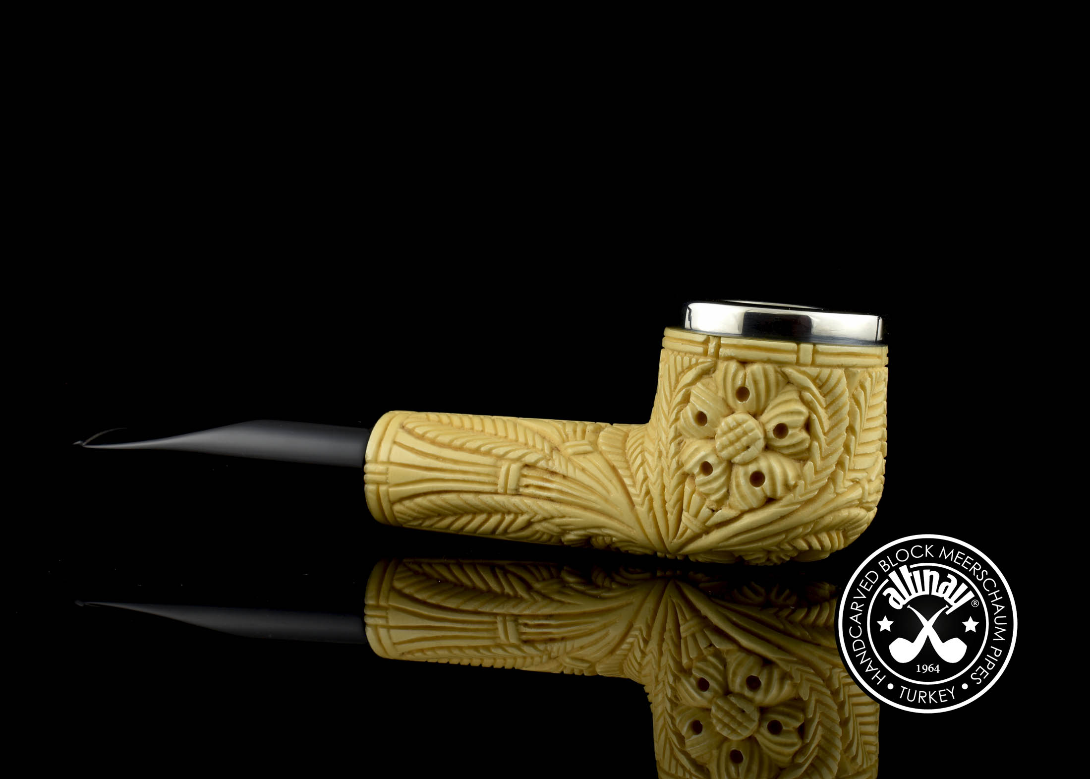 altinay-classic-pot-meerschaumpfeife-glatt-natur-3 image 3