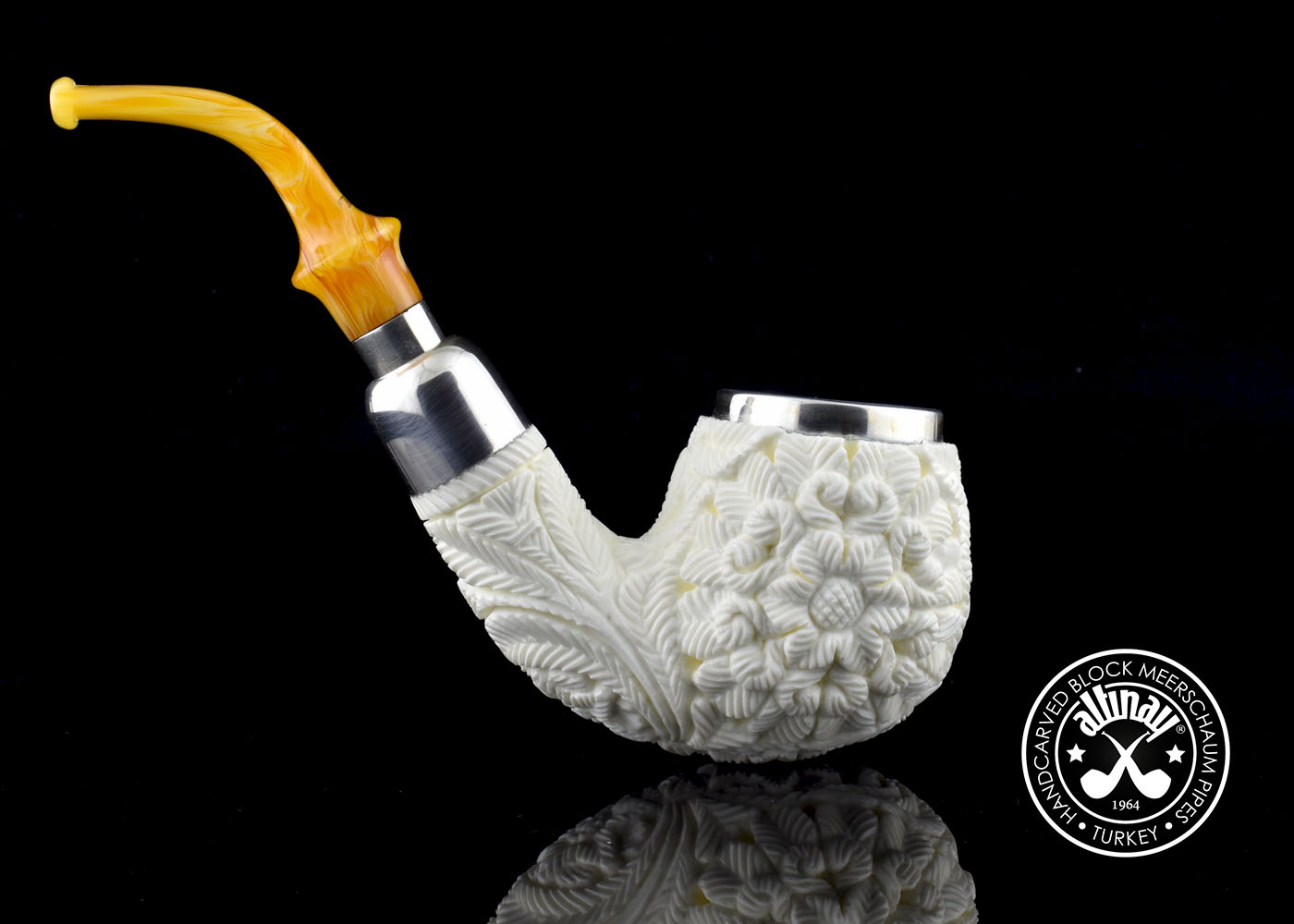 altinay-spigot-apple-meerschaumpfeife-silber-rund image 6
