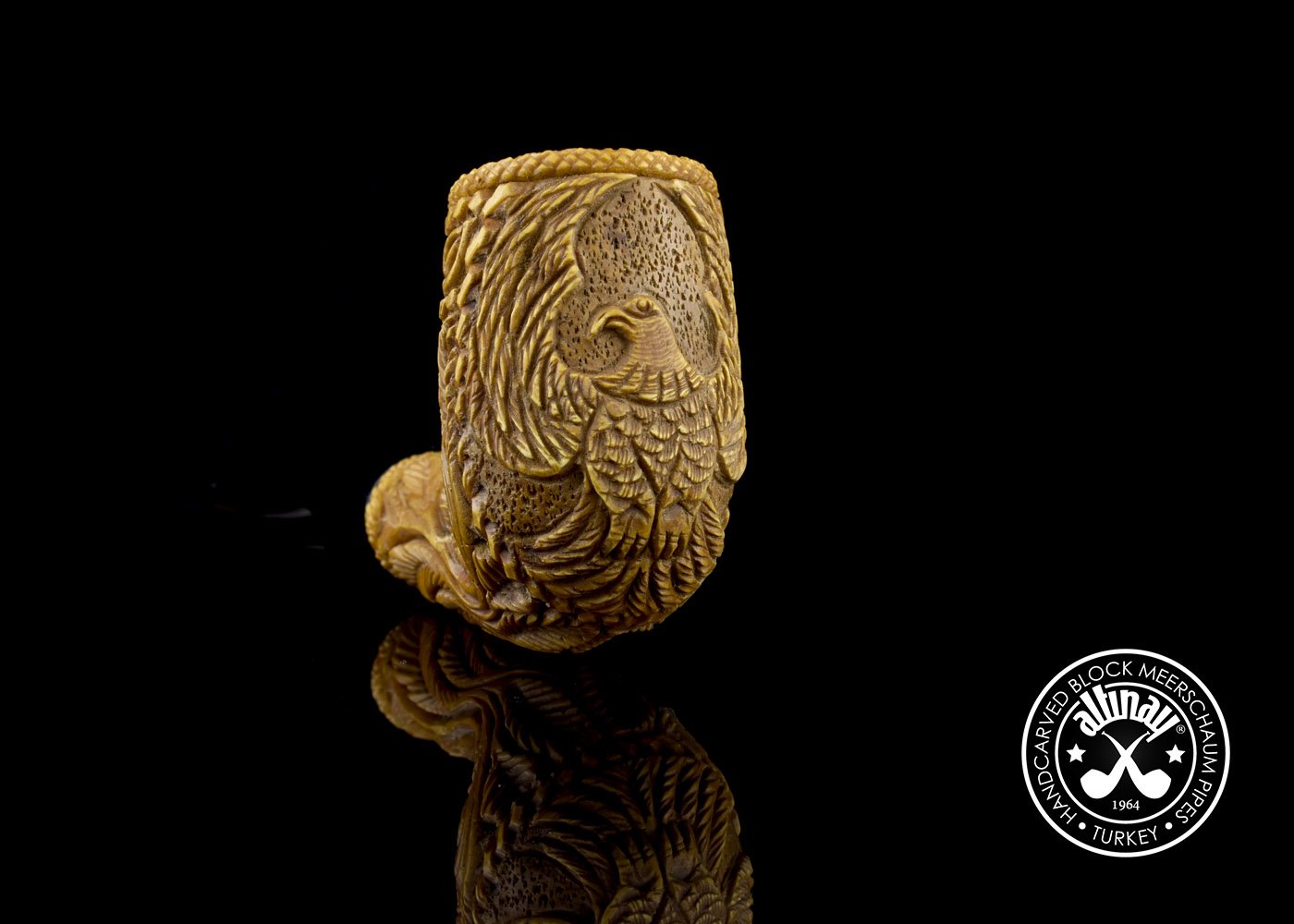altinay-eagle-s-claw-billiard-tabakpfeife-meerschaum-gebogen image 6