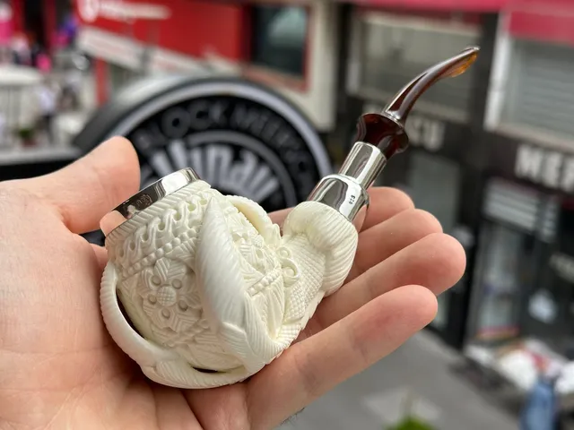altinay-eagle-s-claw-top-silver-claw-spigot-meerschaumpfeife-silber-2 image 1
