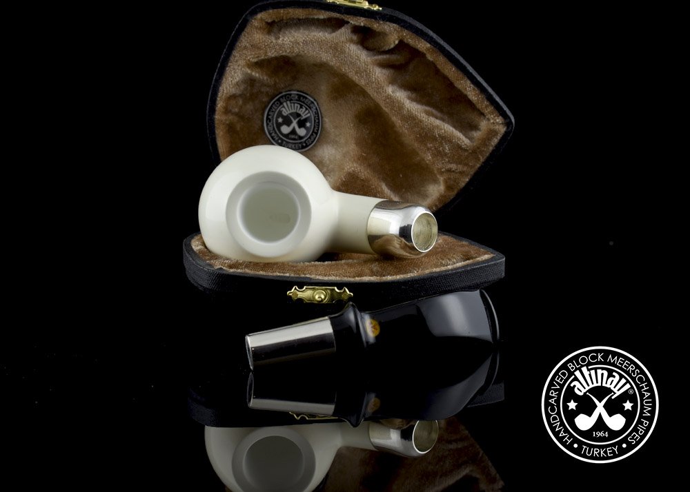 altinay-spigot-apple-meerschaumpfeife-silber-apfelform image 5