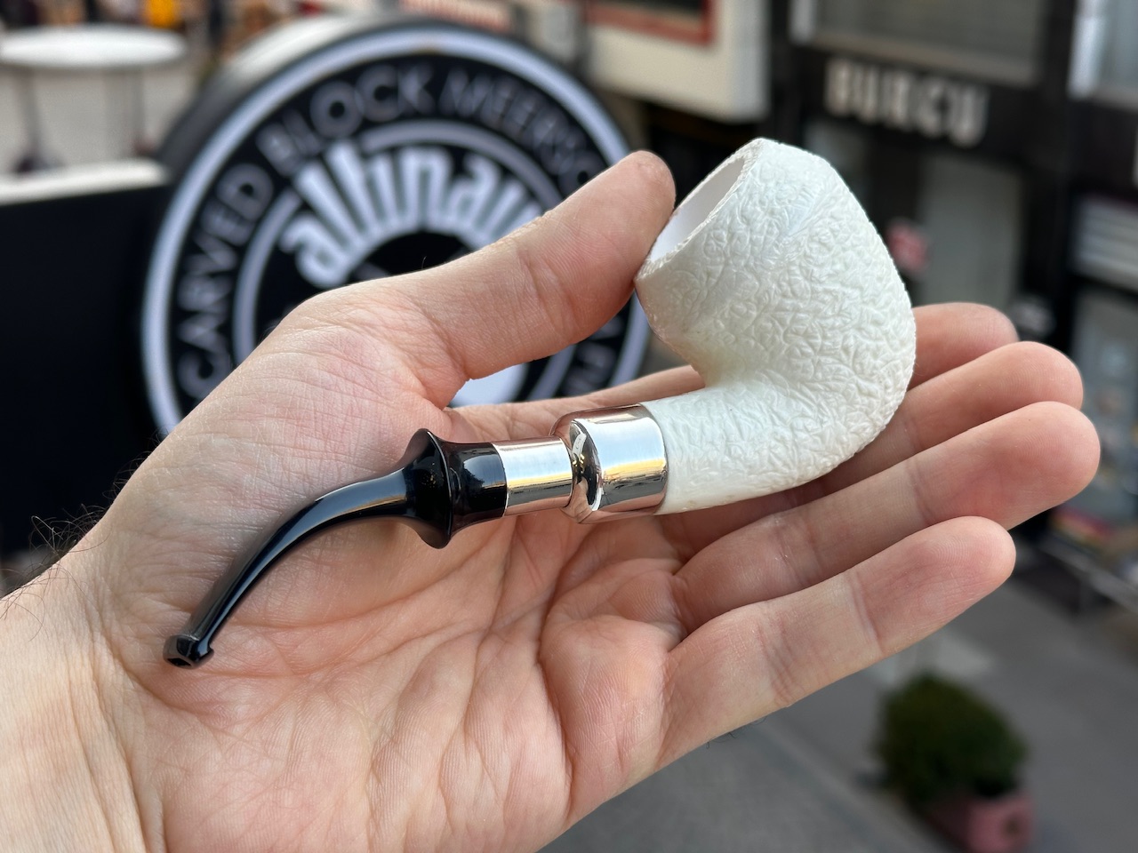 altinay-spigot-army-rhodesian-silver-meerschaumpfeife image 2