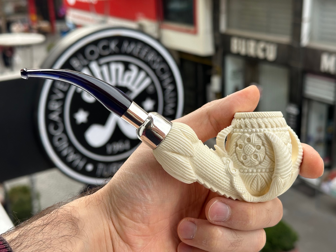 altinay-eagle-s-claw-silver-spigot-meerschaumpfeife-adlerkralle image 3