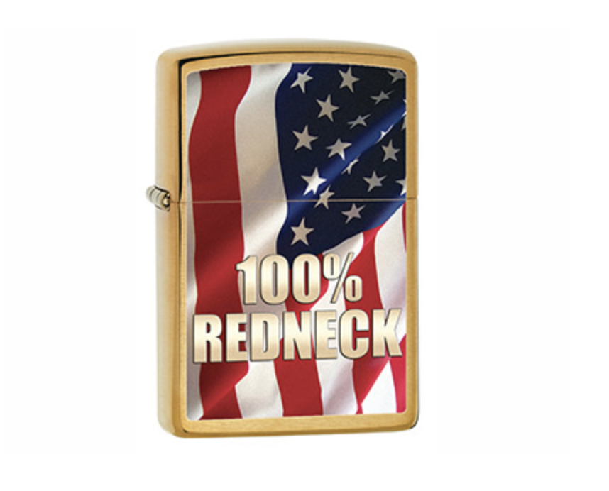 zippo-100-redneck-feuerzeug-benzin-sturmfeuerzeug image 1