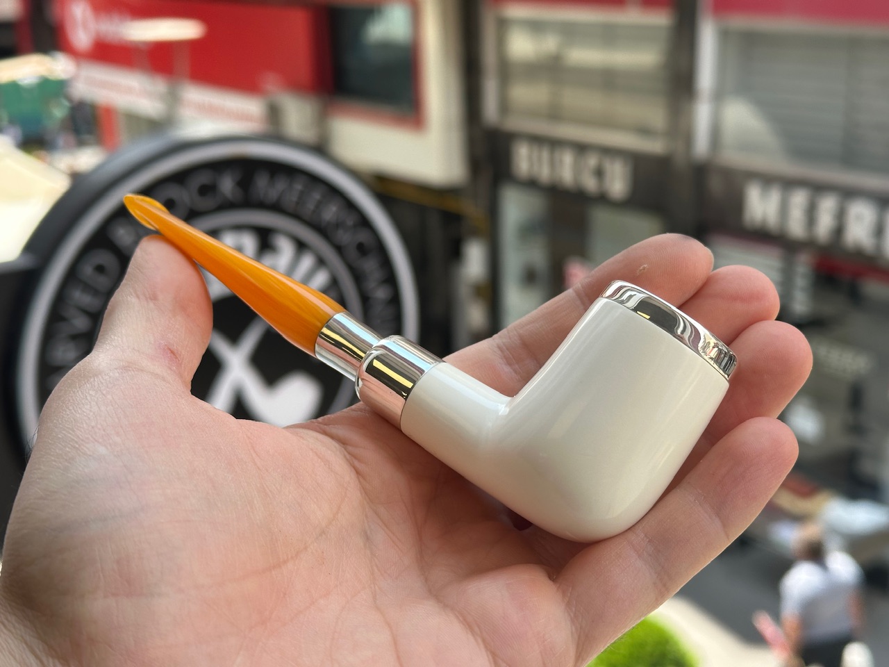 altinay-spigot-billiard-silber-tabakpfeife-meerschaum image 4