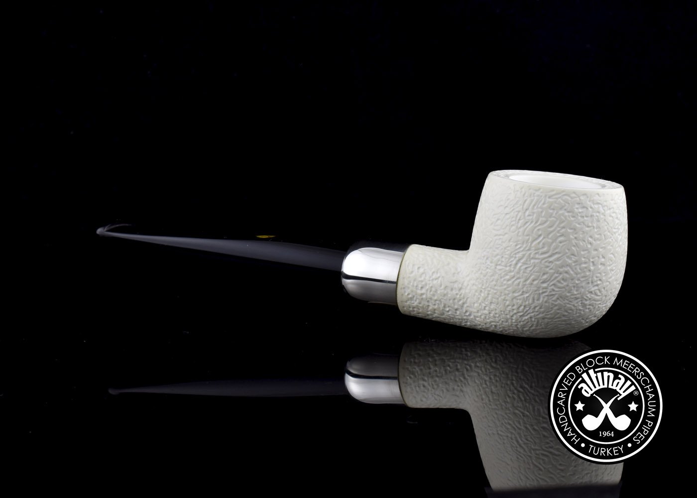 altinay-spigot-pot-silber-army-meerschaumpfeife image 1