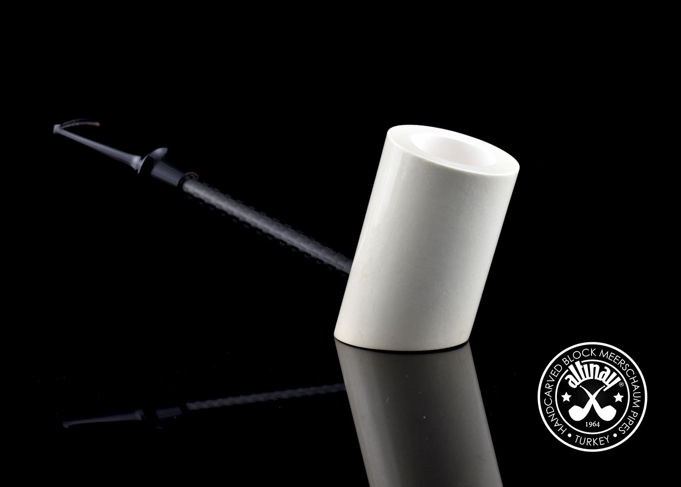 altinay-carbon-fiber-poker-meerschaumpfeife-mit-carbonholm image 1